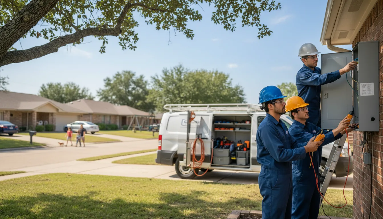 Certified electrician providing emergency electrical services in Corinne, UT